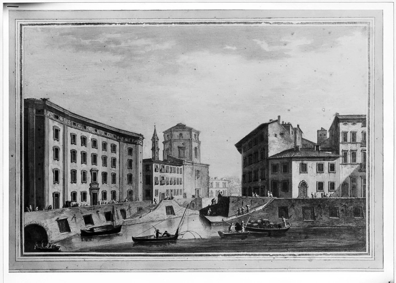 Venezia Nuova vista dalla parte dei P.P. Domenicani di Livorno - Palazzo Pitti, Firenze